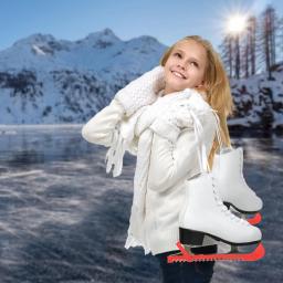 Plástico Ice Skate Guardas para Hóquei ou Patinação Artística Entusiastas, fácil de instalar, 2PCs - Image 4