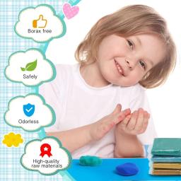 Ar seco plasticina modelagem argila para crianças, brinquedo educativo 5D, jogar massa, 36 cores, luz Playdough, slimes, polímero, crianças presente - Image 5