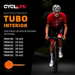 CYCLAMI-Ultralight TPU Bike Inner Tube, Bicicleta de estrada, Francês Valve Cycling, Nova Versão, 700c, 18, 23, 25, 28, 30, 32c, 45mm, 65mm, 85mm - Image 6
