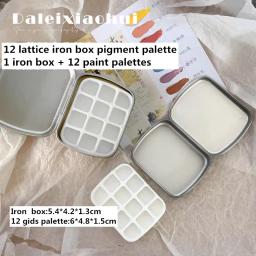 Silicone Paleta de Pintura para Decorações Nail Art, 3D Ferramenta Mold Acrílico, DIY Nails Templates, 1PC - Image 6