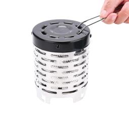 Camping Mini Aquecedor com Alça, Aquecimento Fogão Tampa, Aquecedor Portátil, Aquecedor para Quintal, Churrasco, Pesca, Viagem, Jardim - Image 3