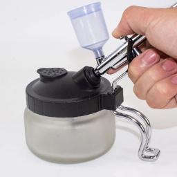 Kit de limpeza aerógrafo completo, Pot Holder Brushes, 0.2, 0.3, 0.5 Agulha para fácil manutenção e duradouro desempenho pistola de pulverização - Image 4