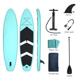 Inflável Stand Up Paddle Board, antiderrapante S UP Board, prancha de surf com bomba de ar Carry Bag, barco em pé, Wakeboard, Longboard - Image 1