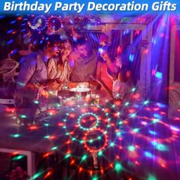 Asymmetric Fashing Light Stage Lamp com controle remoto, EU Disco Ball Lamps, Home Parties, Aniversário, Casamento, Bar, 1 Pc, 2 Pcs, 3 Pcs, 4Pcs - Image 4