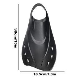 Barbatanas de natação confortáveis, Nadadeiras curtas profissionais, Confortáveis nadadeiras de mergulho, Ergonômico - Image 6