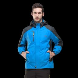 Trvlwego acampamento caminhadas jaqueta dos homens outono esportes ao ar livre casacos escalada trekking blusão viagem jaquetas à prova dwaterproof água preto - Image 6