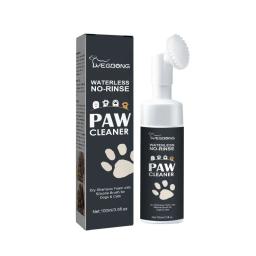Limpador de patas de cães e gatos, Fórmula sem fragrâncias, Pé volumoso tradicional, Ingredientes para limpar patas, Óleo de coco, Glicerina - Image 6