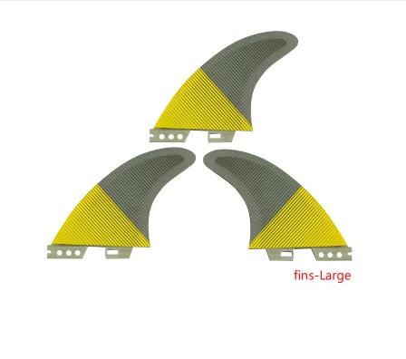 Pinna de prancha de surf profissional FCS2 M/L |   Construção em fibra de vidro em favo de mel |   Estabilidade e durabilidade superiores