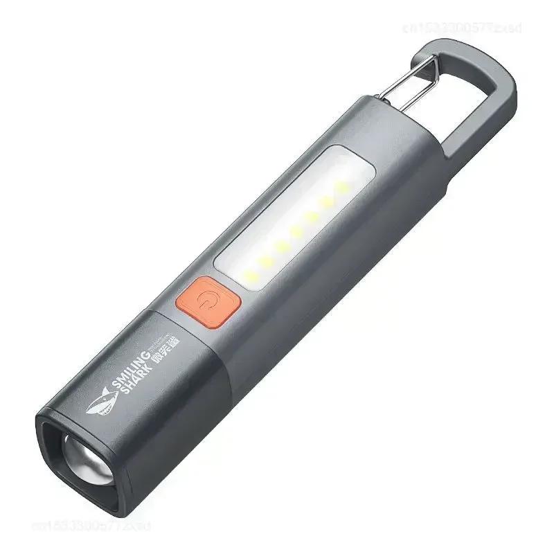 Xiaomi lanterna ao ar livre portátil luz forte foco variável com holofote luzes laterais lanterna recarregável de longo alcance - Image 1