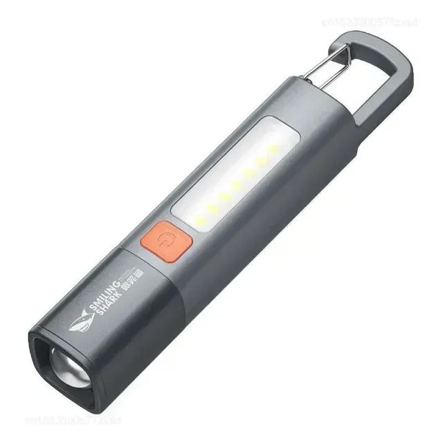 Xiaomi lanterna ao ar livre portátil luz forte foco variável com holofote luzes laterais lanterna recarregável de longo alcance
