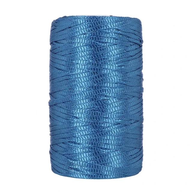Cordão de Macramê em Seda Cetim para Artesanato: Fio Malha Brilhante Ideal para Jóias e Projetos Infantis