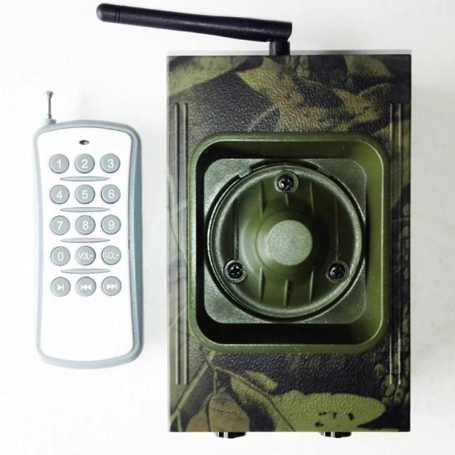 Pássaro Sonoro: Dispositivo MP3 Com Orador e Chamador para Gansos e Patos com 100 Watts de Potência