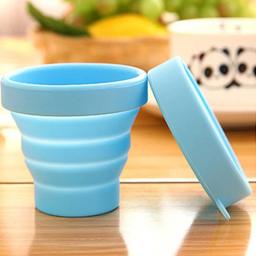 Copa De Água Dobrável De Silicone, Copos Retráteis, De Alta Temperatura, Portátil, Gota, Ao Ar Livre, Esportes, Viagem, Viagem, 1Pc - Image 5