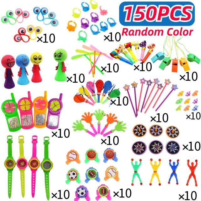 Variedade de 40 a 80 Brinquedos para Encher Piñatas e Sacolas de Festa Infantil