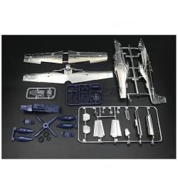 1/48 mustang P-51D lutador 4d montar modelo americano segunda guerra mundial p51 avião sem cola 6 separação de cores brinquedo de imposição rápida - Image 5