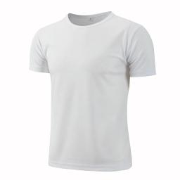 Quick Dry manga curta esporte t-shirt para homens e mulheres, ginásio Jerseys, instrutor de fitness, correndo t-shirt, Sportswear respirável, adolescente - Image 5