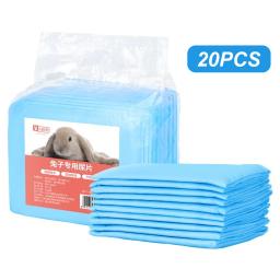 Fralda Super Absorvente Pet, Tapete de fralda saudável descartável para gatos e cães, Superfície de secagem rápida, Almofadas de Xixi de Coelho, 20pcs por conjunto - Image 4