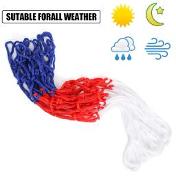 Basquete Net para esportes ao ar livre, aro padrão, All-Weather Mesh Net, esportes e entretenimento, Tri-Color - Image 5