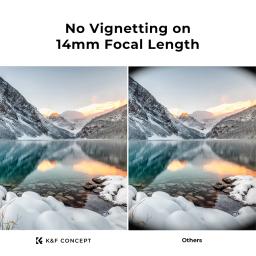 K&F Concept MC UV Protection Filter（Nano-X Series）8K Ultra HD Ultrathin UV Filter com 28 capas de água e cobertura de poeira 37mm 40.5mm 43mm 46mm 49mm 52mm 55mm 58mm 62mm 67mm 72mm 77mm 82mm 95mm 112mm - Image 3