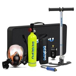 1L Diving Scuba Tank Oxygen Tank Snorkeling Pulmão Portátil para Under 15-25 Minutos Scuba Diving Mask Combinação - Image 2