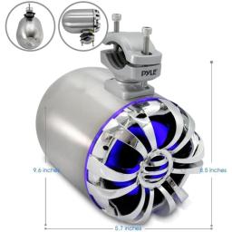 para alto-falantes marinhos - torre de wakeboard com classificação IP44 à prova d'água de 5,25 polegadas e sistema de som estéreo de áudio externo resistente às intempéries - Image 2