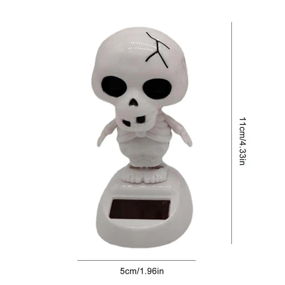 Solar engraçado bobbleheads estatuetas dança brinquedos com balançando cabeça boneca decorações para decoração de halloween brinquedos do painel do carro - Image 1