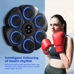 Smart Wall Target Boxing Machine, Reação Musical, Adulto, Crianças, Fitness, Sandbag Musical, Máquina de Alvo - Image 2