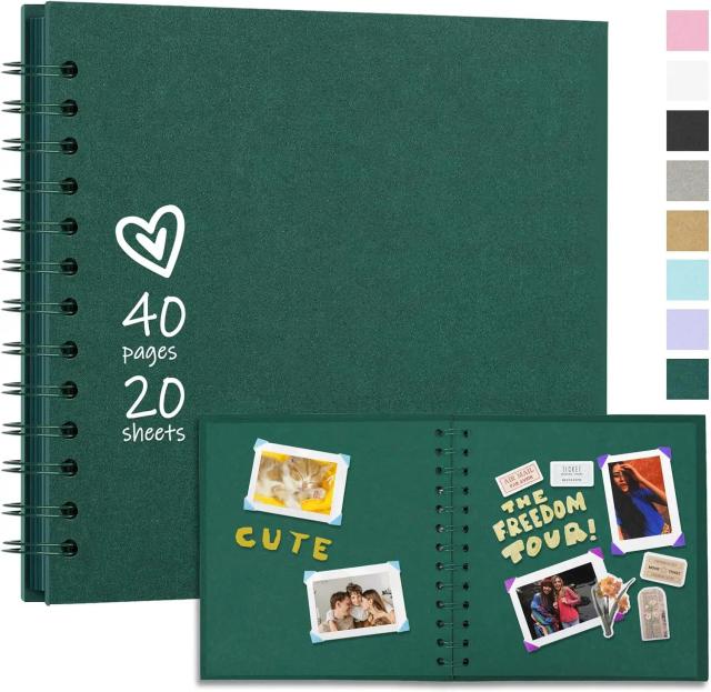 Álbum de Artesanato DIY com 40 Páginas para Scrapbooking e Presentes de Aniversário e Casamento