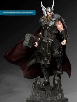 Figura de resina em escala de 108 mm estilo viking Thor desmontado e sem pintura kit modelo une estatueta colecionar brinquedos - Image 2