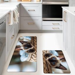 Tapetes antiderrapantes para gatos, Tapete Absorvente de Água para Sala de Jogos, Sala de Aula, Banheiro, Mesa de Jantar, Cozinha - Image 3