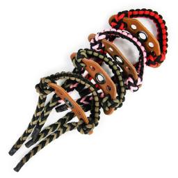 Pulso de malha Bow Sling para tiro com arco, Correia trançada ajustável, Composto Bow Estabilizador para Tiro Prática, Esporte - Image 1