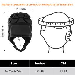 Anti-crash e Antifall cabeça proteção capacete, chapéu respirável, futebol e futebol goleiro chapelaria, rugby e esqui equitação - Image 3