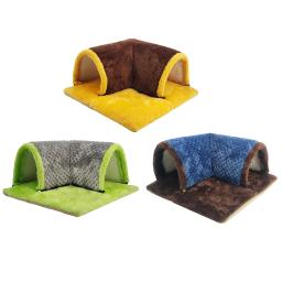 Túnel de pequenos animais para hamster, esconderijo de cobaia, playground respirável, tapete removível, caverna de animais, casa de cobaia, gato e gatinho - Image 1