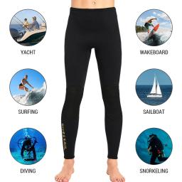 Blusa de manga comprida em neoprene masculina, fatos quentes com zíper frontal, camisas para surf, natação, mergulho, caiaque, 3mm - Image 3
