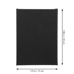Pano de lona em branco para pintura, moldura a óleo, DIY, preto, 45x200cm - Image 6