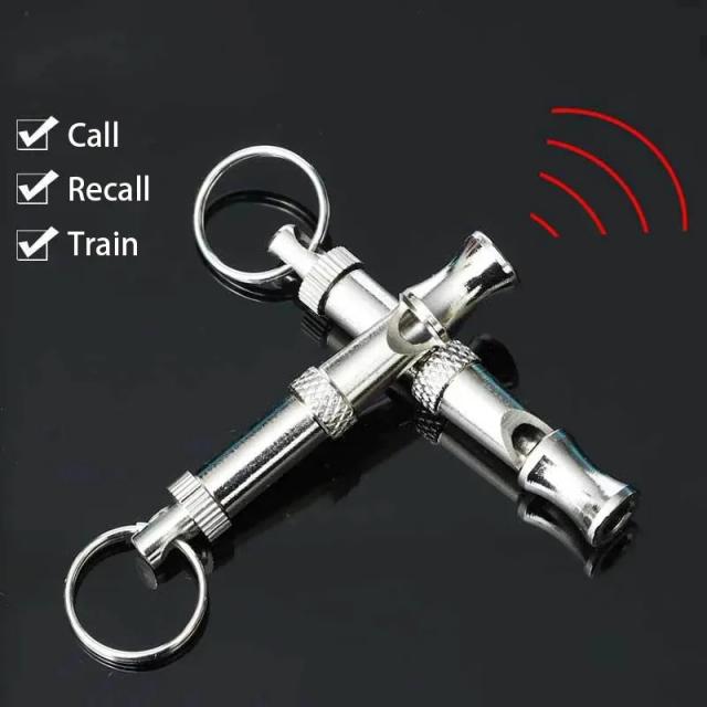 Dispositivo de Controle Silencioso para Cachorros: Apito Ultra-sônico para Treinamento e Redução de Latidos com Chaveiro para Filhotes