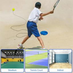 Bola de treinamento de tênis treinador de tênis treinamento profissional ferramenta primária exercício auto estudo bola de rebote exercício de tênis indoor - Image 1