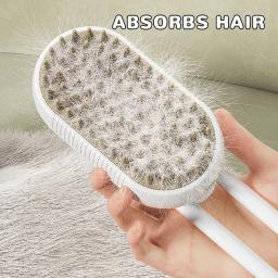 Escovas de cabelo elétricas para animais de estimação, Pente de cachorro, Produtos para gatos, Escova do cão, Remove Pet Hairs, Steam Grooming Goods - Image 2