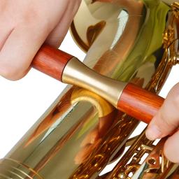 Rolo de pressão com cabo de madeira, acessórios de instrumento de sopro de latão para trompete, trombone, sax, ferramentas de reparo de chapa metálica - Image 4