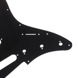 1pc 3 ply pickguard picareta guarda placa de risco para 11 buraco stratocaster stratat st sss guitarra instrumento acessórios - Image 6