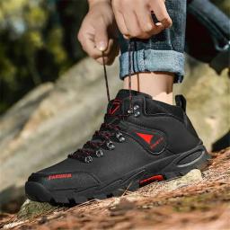 Tênis de alta performance masculino para caminhadas em montanha, tênis cáqui, treinamento esportivo, cinza, saúde, verão - Image 3