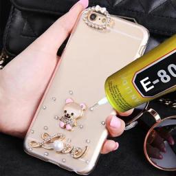 Super Forte Multipurpose Cola Líquida, Adesivo para Artesanato Jóias, Cristal Rhinestone, Fix DIY, Vidro Tela Do Telefone, Unha Gel, E8000, 50ml - Image 3