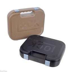 Tático glock 17 43 caso de arma dura pistola caixa transporte segurança multifuncional portátil abs revista coldre profissional - Image 1