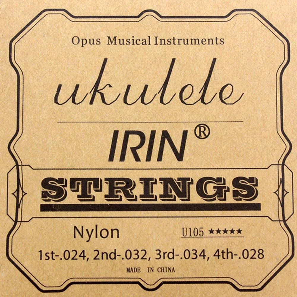 IRIN-Nylon Soprano Ukulele Cordas, Acessórios Instrumento Musical, 4-String Hawaiian Guitar Peças e Acessórios - Image 1