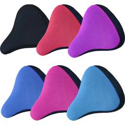 Sela De Bicicleta De Silicone Macio 3D, Capa De Assento Respirável, Almofada De Bicicleta Confortável, Acessórios De Ciclismo - Image 1