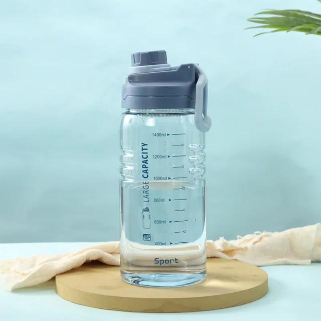 Garrafa esportiva com filtro de alta capacidade para homens e mulheres - Ideal para caminhadas, fitness e camping, 1500ml e 2200ml