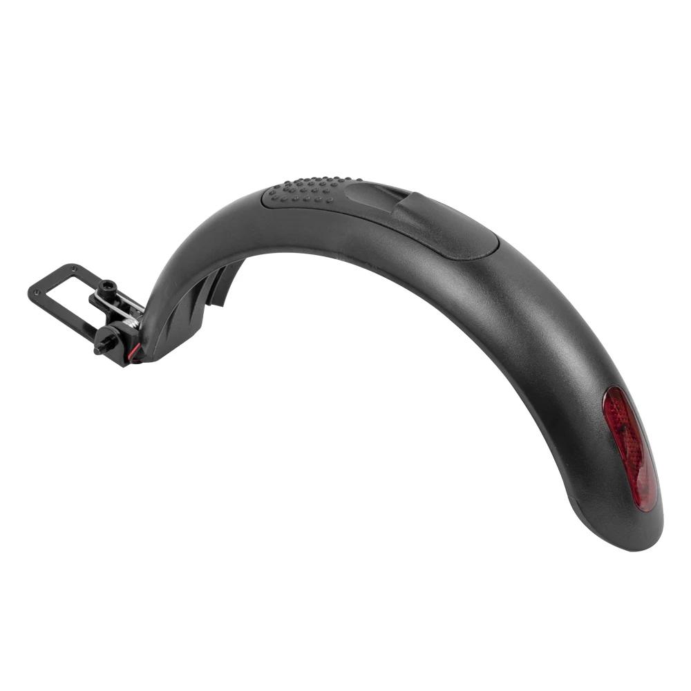 Para-lamas da roda traseira com luz para scooter elétrica hx x7 x8, conjunto de liga de alumínio, gancho de plástico, peças de luz traseira - Image 1