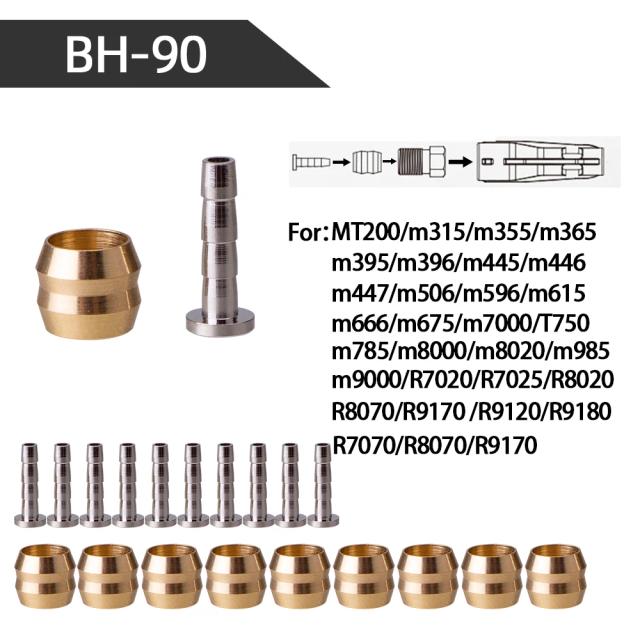 ZTTO Conector Freio a Disco Hidráulico Cobre para BH59 BH90 Sram Tektro Magura Kit