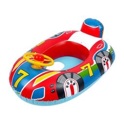 Brinquedos infláveis da piscina do divertimento da água dos acessórios do anel da nadada da criança do barco do flutuador do assento dos jogos do jogo da água do bebê - Image 6