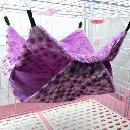 Dupla camada rede para pequenos animais de estimação, pendurado saco de dormir, esquilo hamster, isolamento rede, mel saco, pet fornecimentos - Image 5